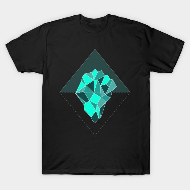 Enchanted Iceberg - Serenity T-Shirt by slugbunny